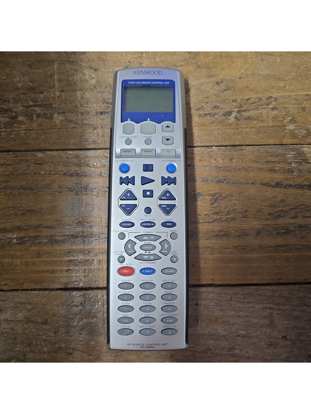 Kenwood 2 Way LCD Remote Control Unit, RF Remote Model Number RC-R0913 Tested